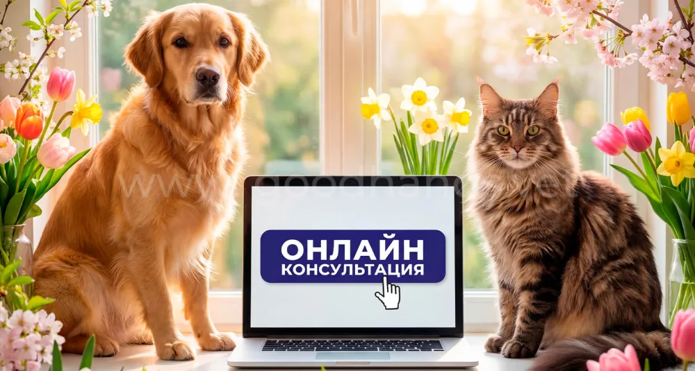 Консультация онлайн в ветеринарной клинике #вДобрыеРуки